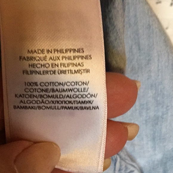 Polo Ralph Lauren Chambray Button Up Tunic - Picture 7 of 7